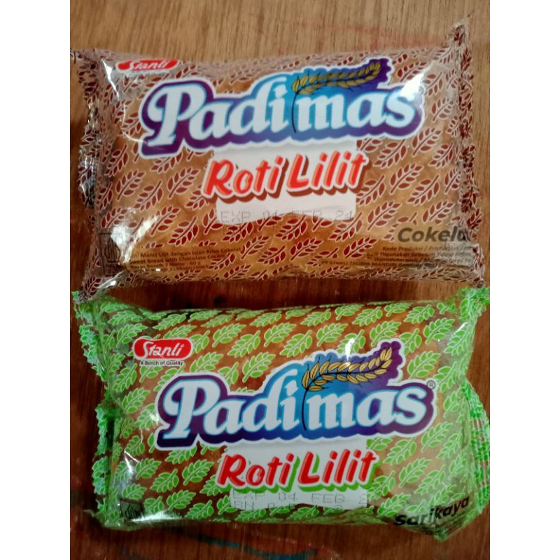 

termurah Padimas Roti Lilit 60gr Roti viral nikmat enak aoka moole Roti Lilit Rasa Coklat,Vanila Susu Dan Pandan viral