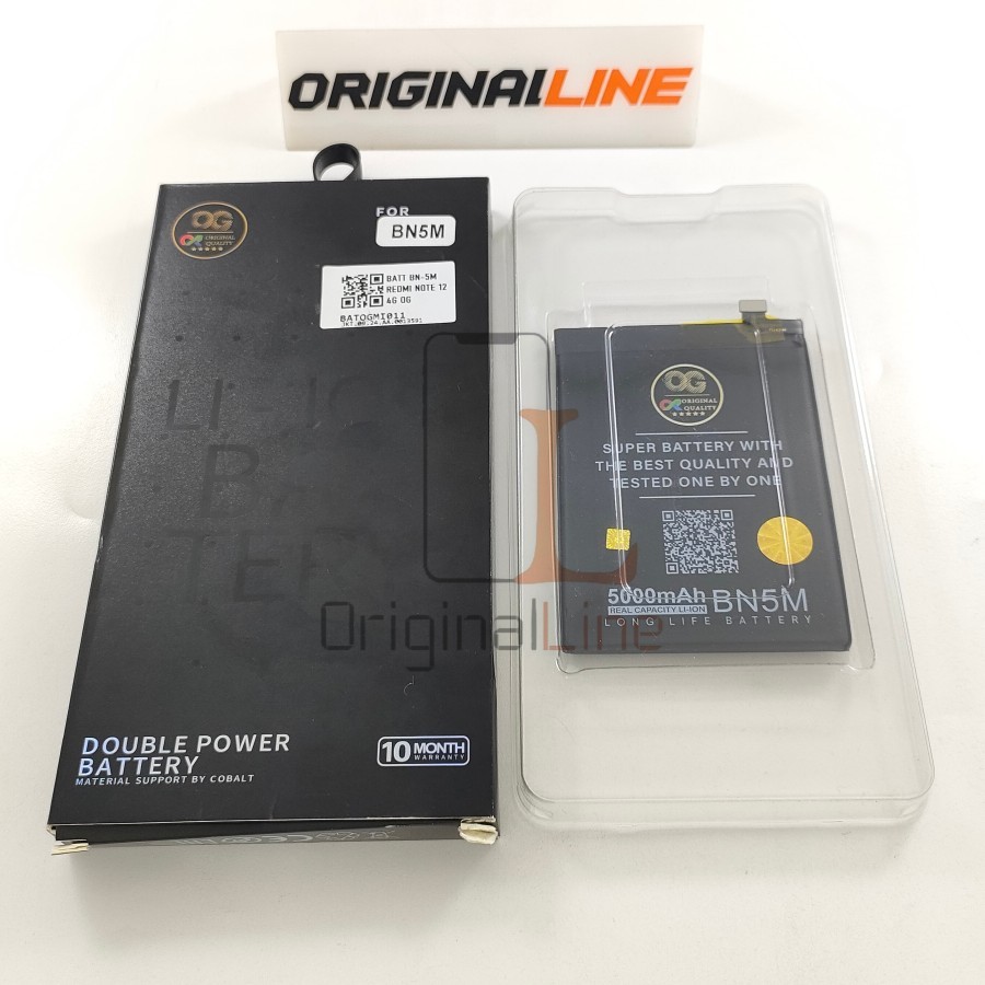 BATERAI BN-5M / BN5M / BATT BN 5M / REDMI NOTE 12 4G / BATTERAI OG