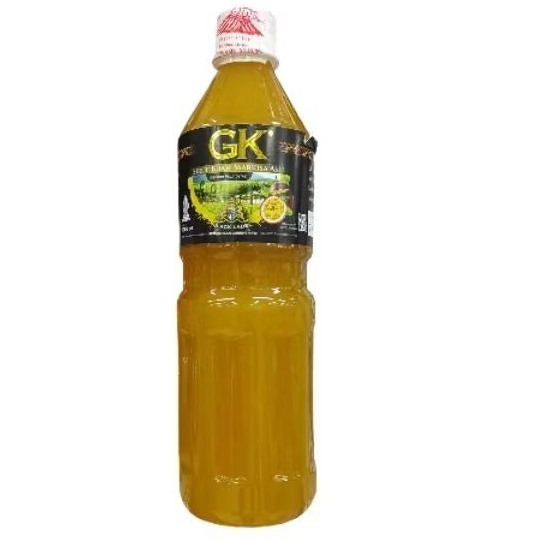 

GK Sirup Markisa Asli Black Label Botol Plastik Net 1000 ML-1 Liter