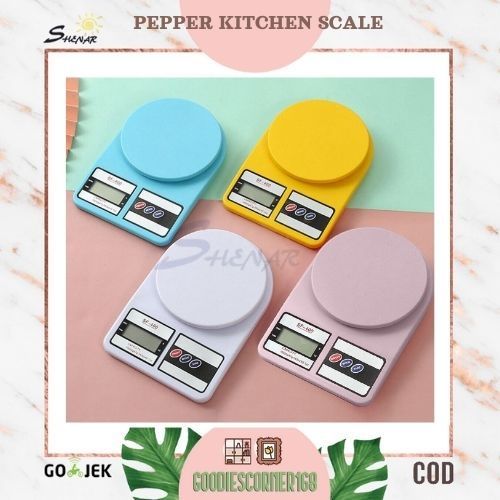 PEPPER KITCHEN SCALE TIMBANGAN DAPUR DIGITAL KITCHEN SCALE PORTABLE SERBAGUNA 1000 gram KITCHEN SCAL