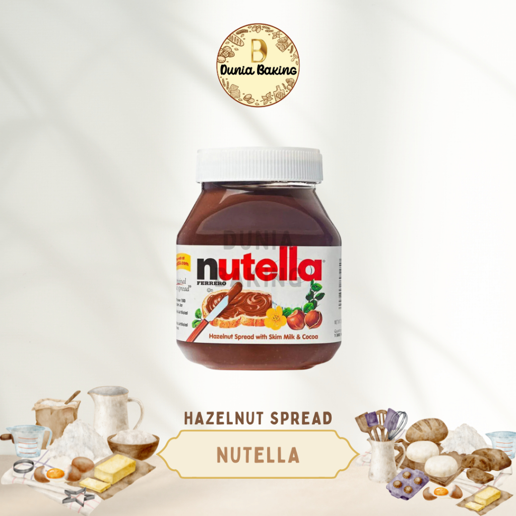 

Selai Nutella | Selai coklat nutella 680gr dan 1kg | Selai coklat nutela