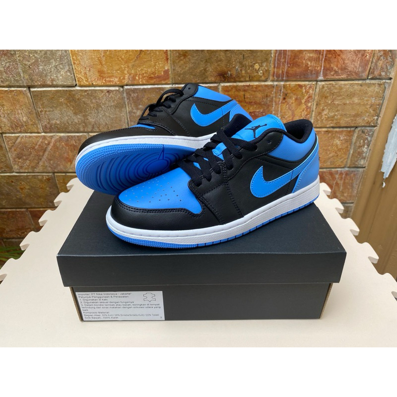 Nike Air Jordan 1 Low Black Blue University size 44