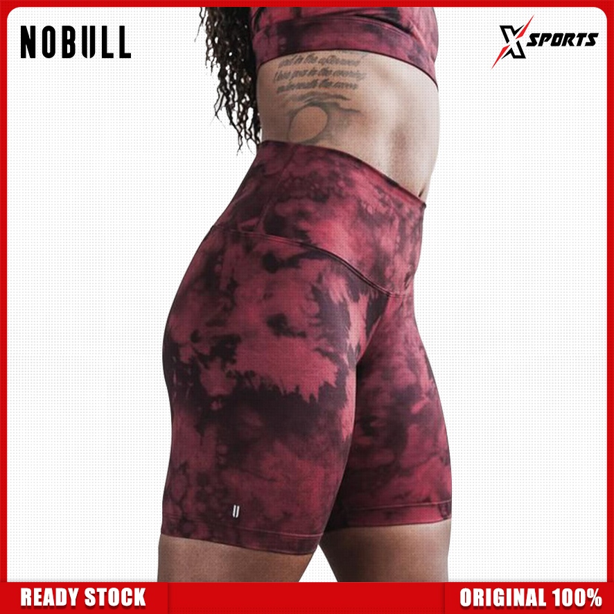 NOBULL Women High Rise Short 6" Lava Black Size XS