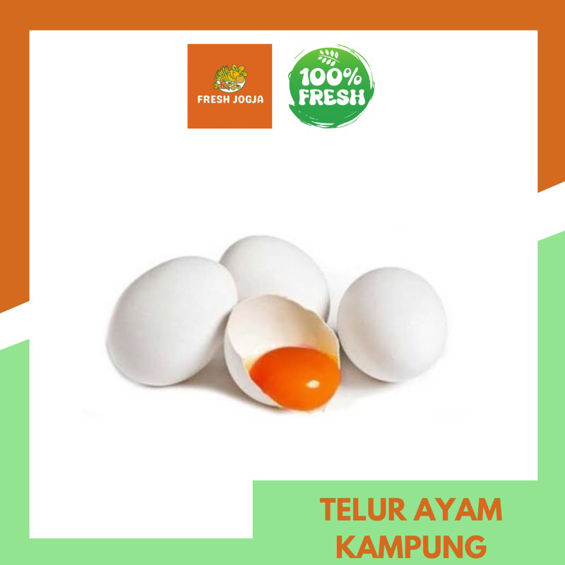 

Telur Ayam Kampung per Butir | Fresh Jogja