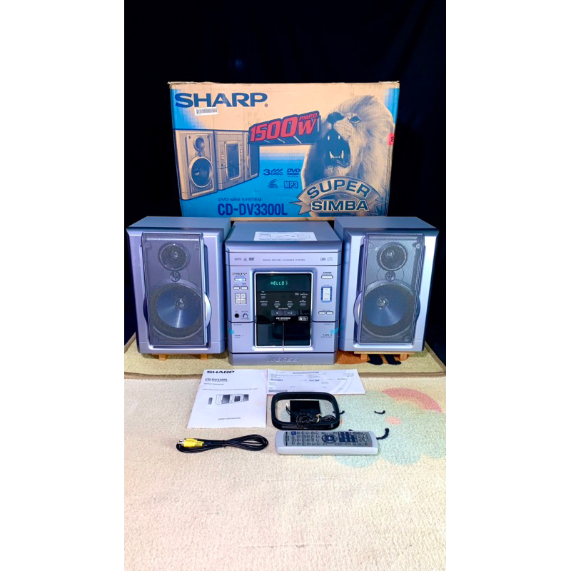 sharp mini compo simba