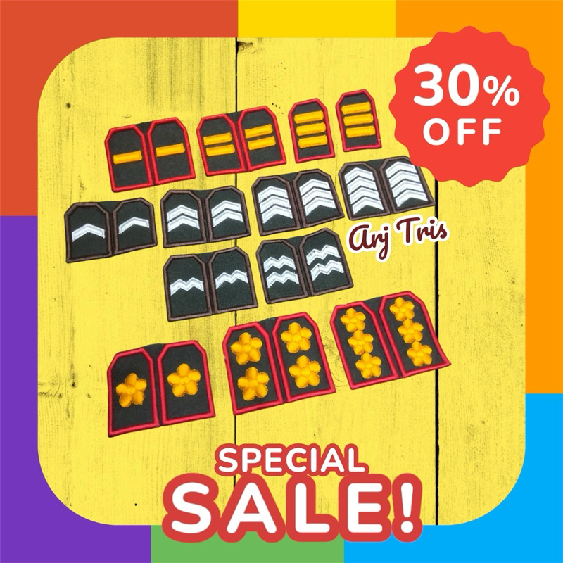 pangkat Polisi Timbul Premium Bisa Custom