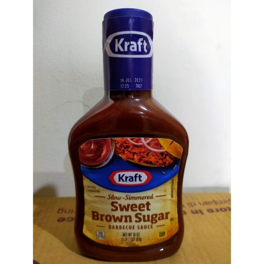 

KRAFT BBQ SAUCE Sweet Brown Sugar 510 grm