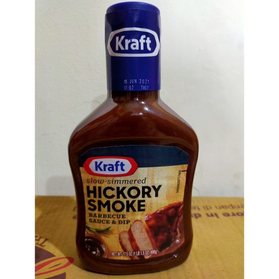 

KRAFT BBQ SAUCE Hickory Smoke 496 grm