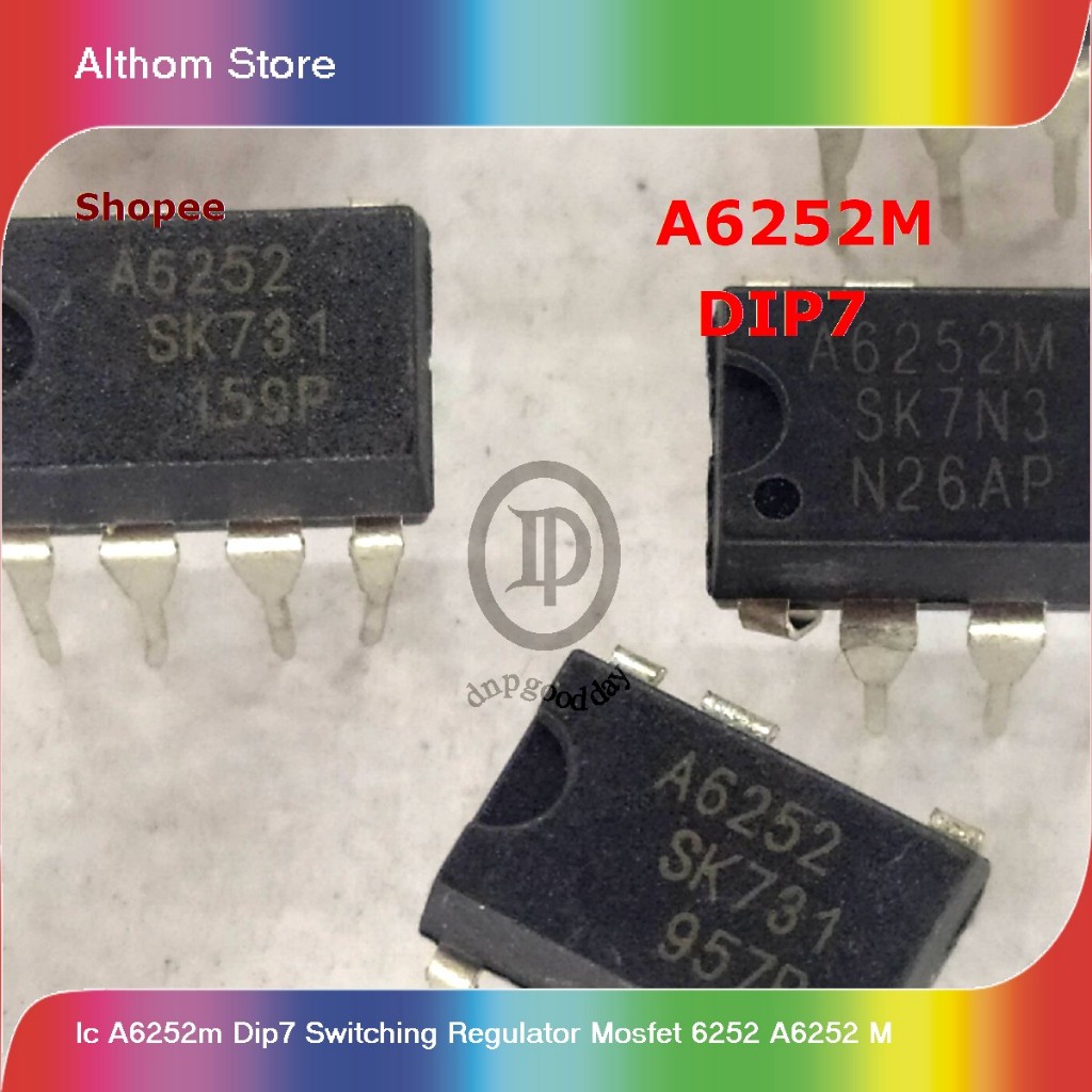 ic a6252m dip7 switching regulator mosfet 6252 a6252 m