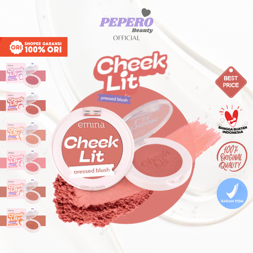 EMINA Cheek Lit Pressed Blush 3.5g
