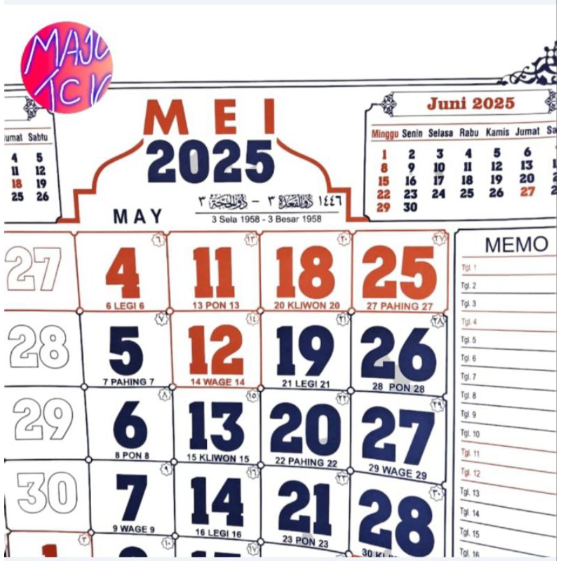 

Kalender bulanan murah terbaru