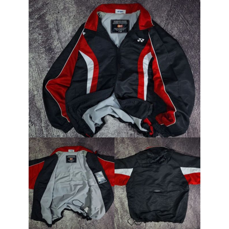 jaket vintage yonex windbreaker