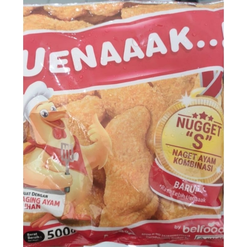 

Belfoods nugget ayam S Uenaaak 500 gr