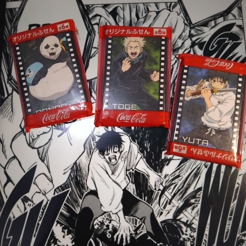 

Official Collab Mini Notes Jujutsu Kaisen x Coca Cola