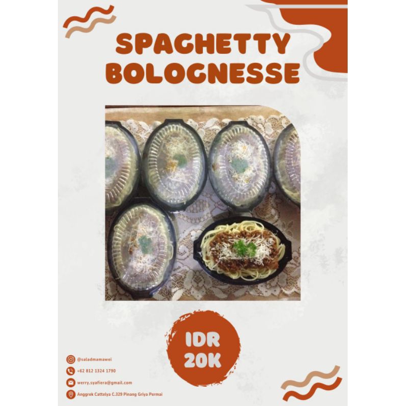 

Spagety Bolognese