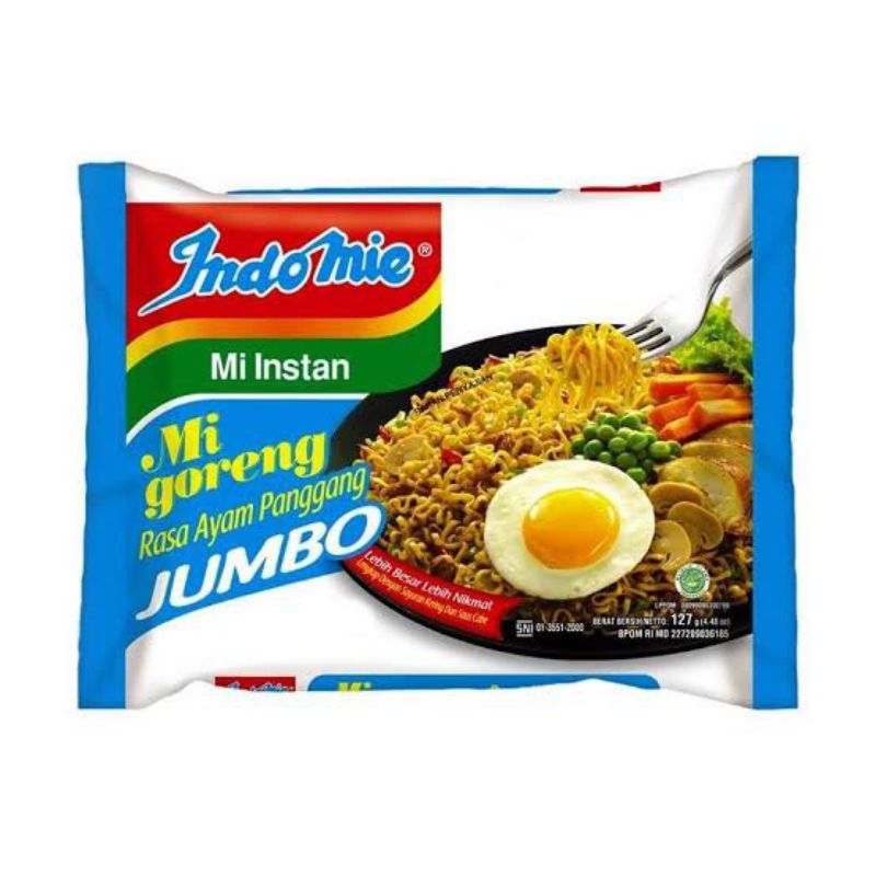 

INDOMIE GORENG JUMBO RASA AYAM PANGGANG