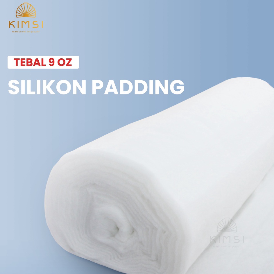 STOK TERBARU Silikon dacron padding lembaran tebal 9Oz meteran termurah 1 meter