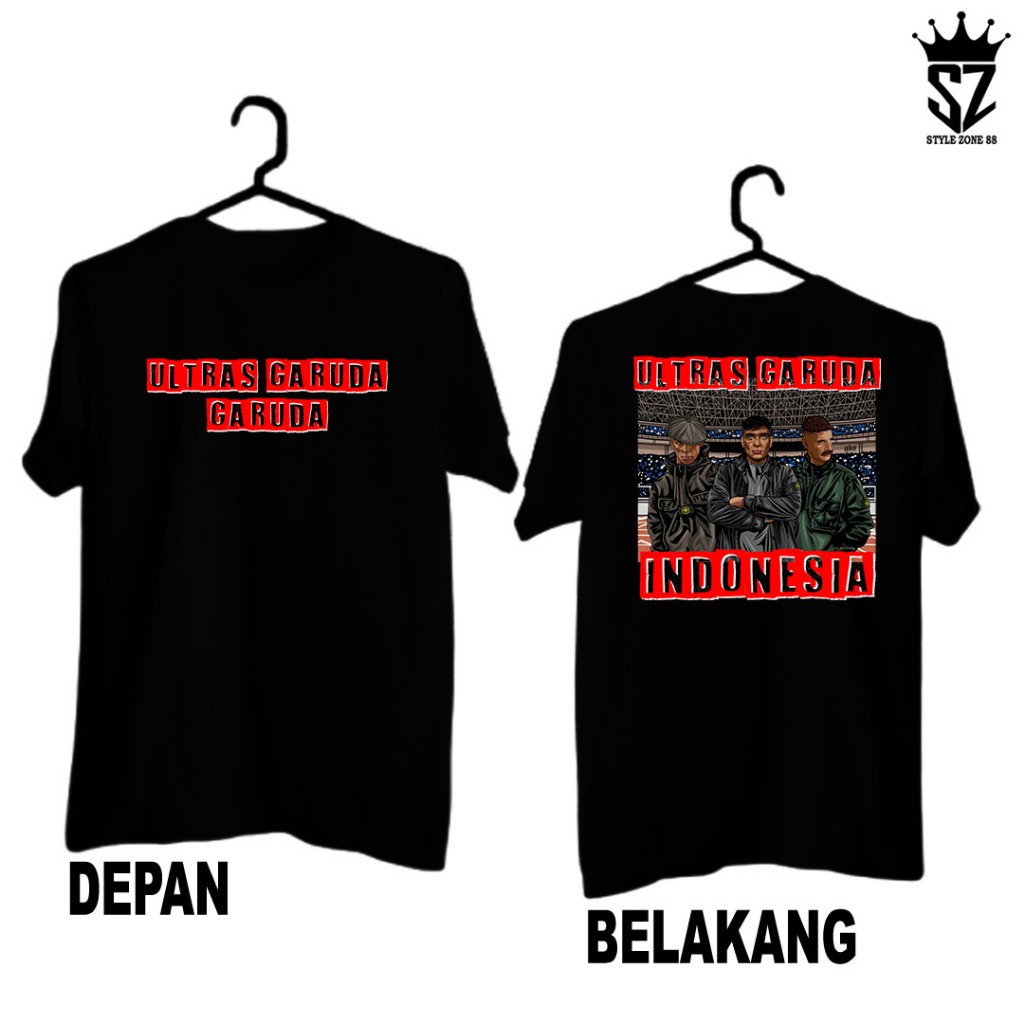 Kaos Distro INDONESIA ULTRAS 45 ultras GARUDA INDONESIA KAOS SUPORTER INDONESIA