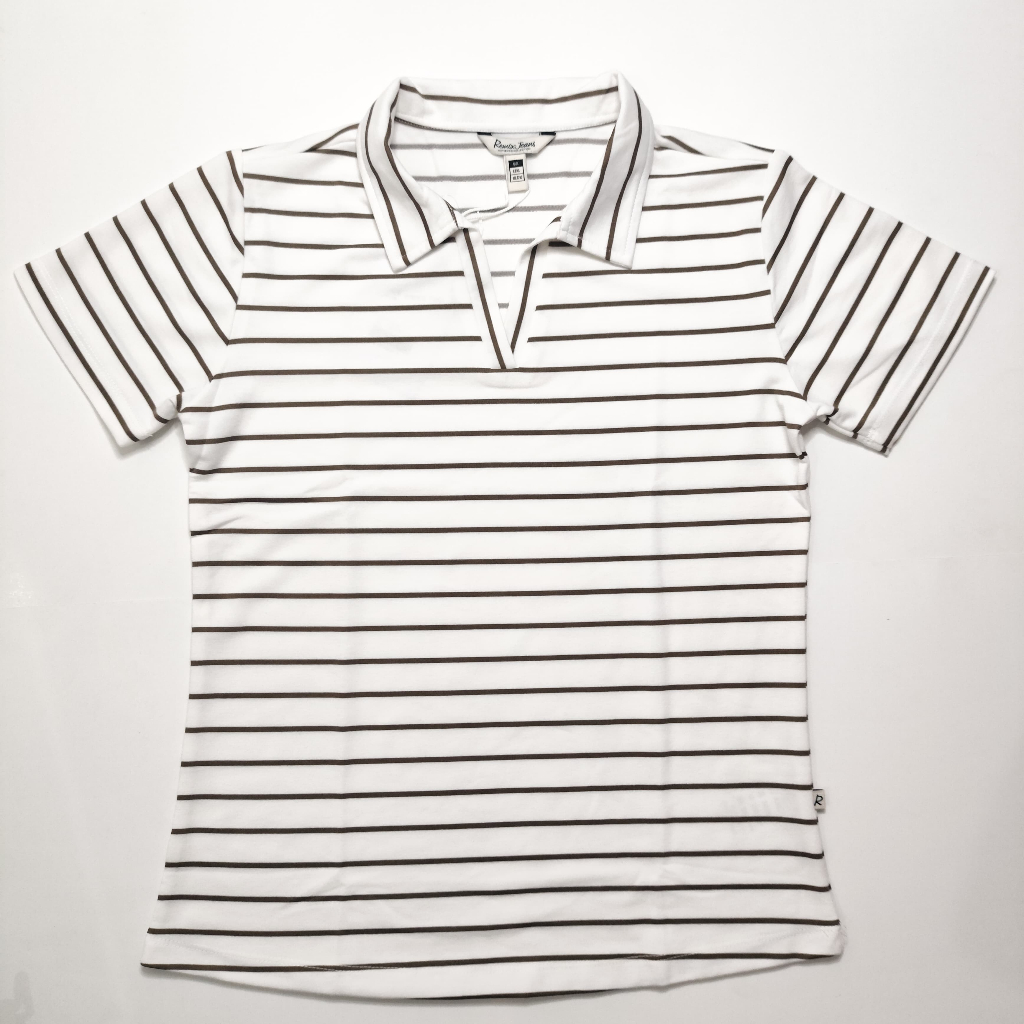 POLO STRIPE SHIRT KAOS WANITA KRAH REMIX JEANS RIOC280P03