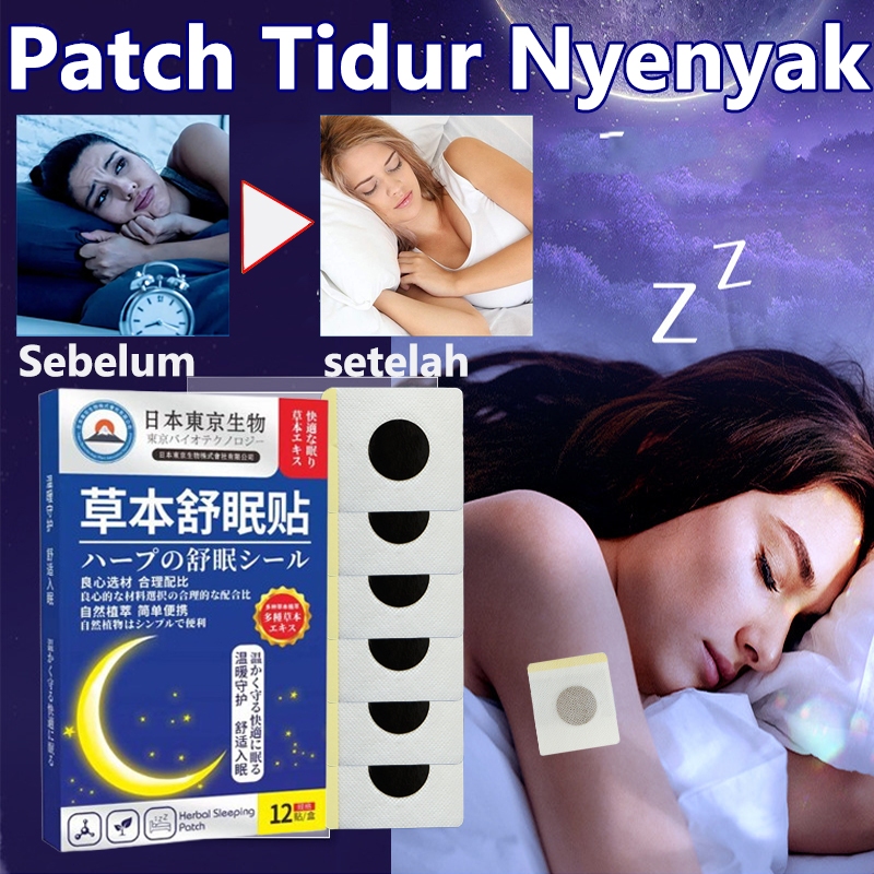 Patch Tidur Nyenyak Patch Tidur Insomnia Bius Tidur Pingsan Sleep Patch Deep Sleep Buat Tidur Nyenya