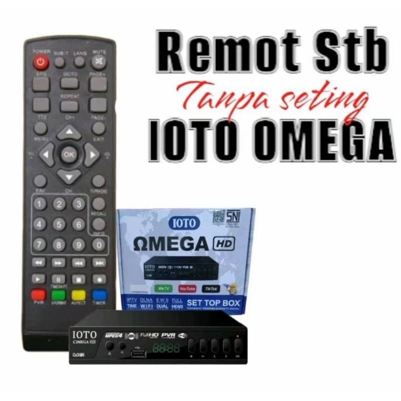 REMOTE STB IOTO OMEGA STANDAR ORI TANPA SETTING