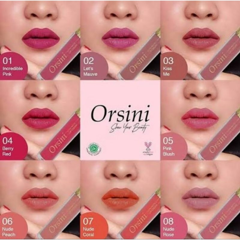 Orsini Lipcream Matte Original with Vitamin E Jojoba Oil [COD]