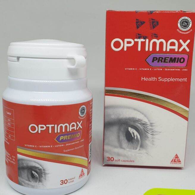 OPTIMAX PREMIO Suplemen Kesehatan Mata 30 kapsul Murah