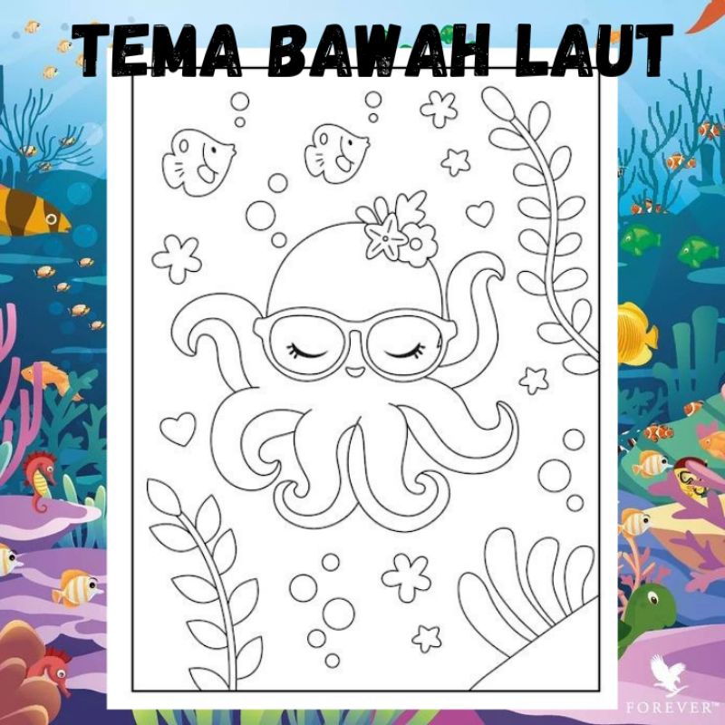 

KERTAS MEWARNAI/KERTAS MENGGAMBAR/BUKU GAMBAR/COLORING/SKETSA BAWAH LAUT/BAWAH LAUT