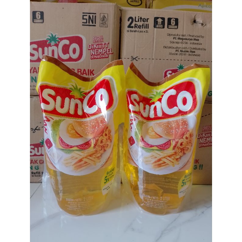 

Minyak Goreng Sunco 2L satuan/karton (6pouch)