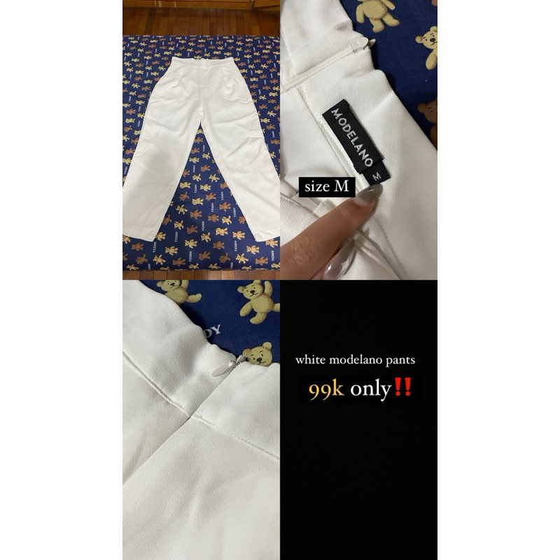 Preloved Modelano White Pants