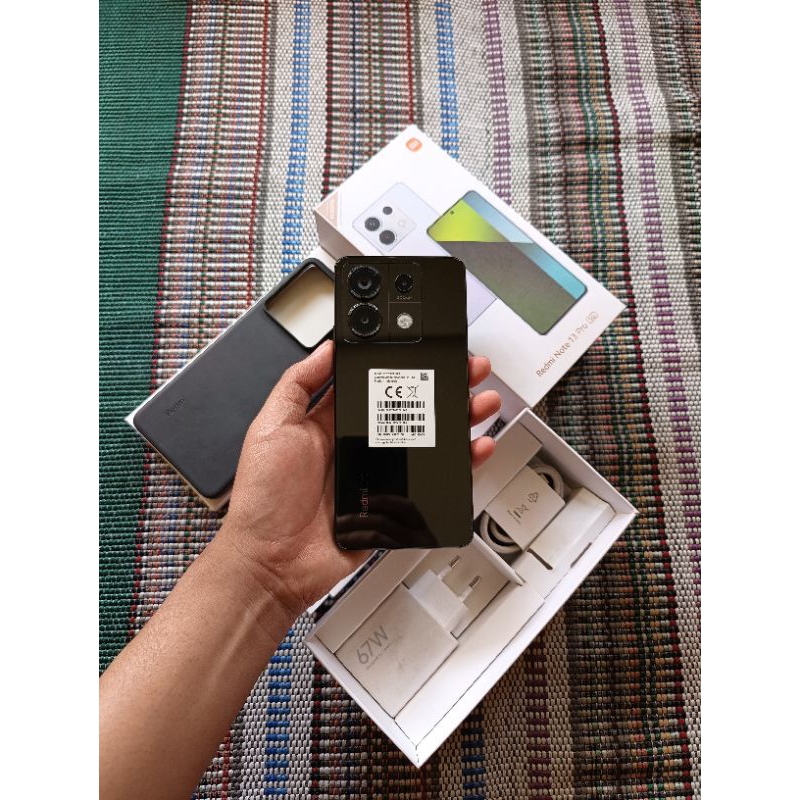 Redmi not 13 pro 5G ram 8/256 mulus