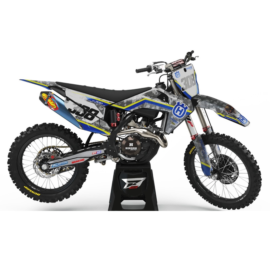 Decals Husqvarna FE TC 250 2015 Bebas Design Full Printing Motor Husqvarna Rockstar