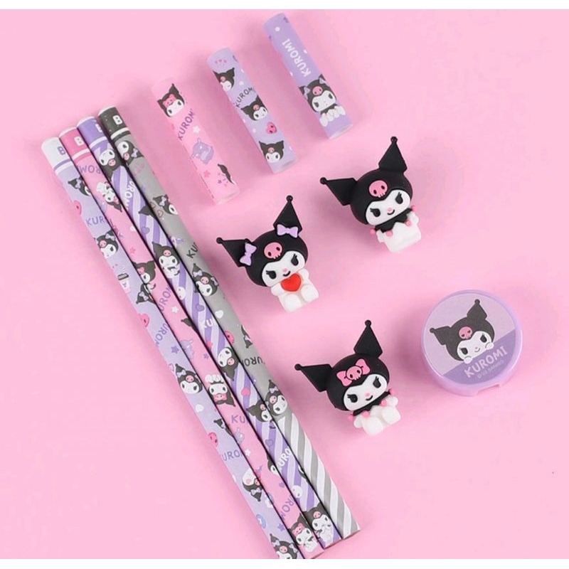 

Sanrio pencil set( harga per kemasan)