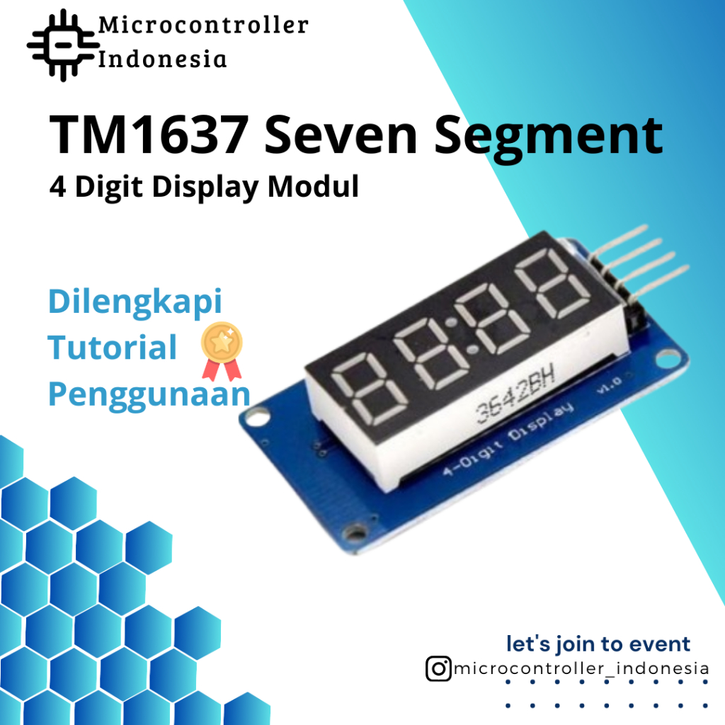 TM1637 Seven Segment 7 Segment 4 Digit Display Modul