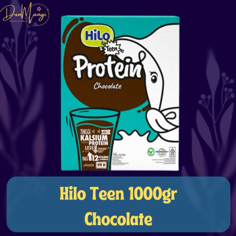 HILO TEEN 1000GR COKLAT - KEMASAN MULUS