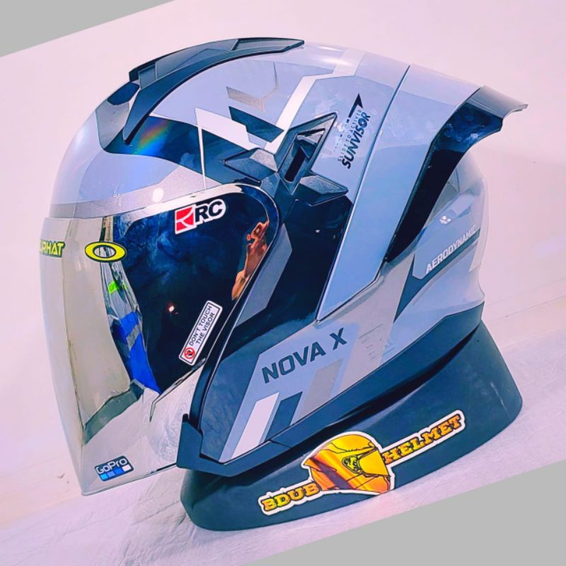 Helm JPX Nova x n4 paket ganteng original JPX