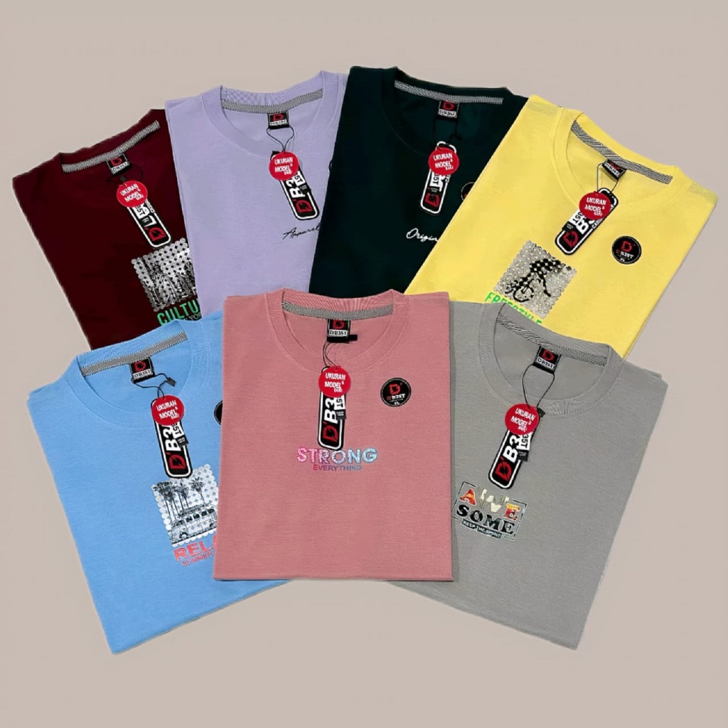 Baju Kaos Distro Pria Wanita 100% PREMIUM - Kaos Cowok Distro Keren 100 Dapat 4