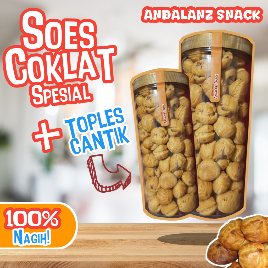 

SOES COKLAT SPESIAL+TOPLES CANTIK 1,3LITER I SOES COKLAT PREMIUM+TOPLES CANTIK 800ML I SOES COKLAT TOPLES I TOPLES SNACK TABUNG