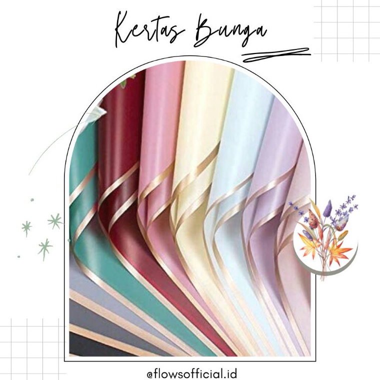 

Obral Baru KERTAS WRAPPING BUKET KERTAS CELLOPHANE