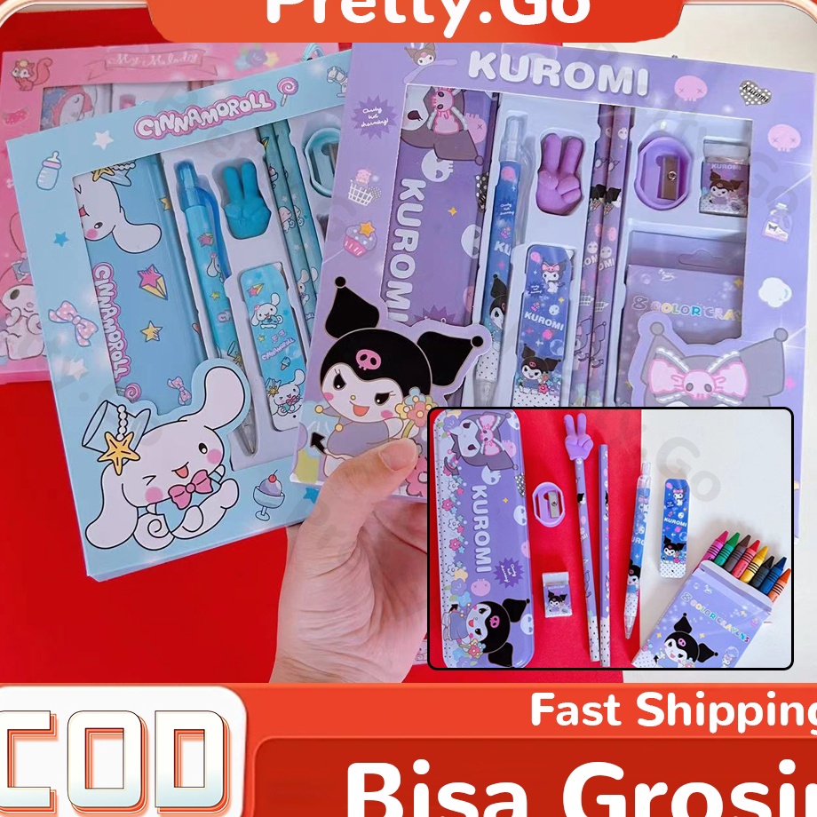 

Paket Terbaik Paket Alat Tulis Set 9 in1Alat tulis set karakterStationery Set Study Set Anak Karakter Set Alat Tulis Anak TK