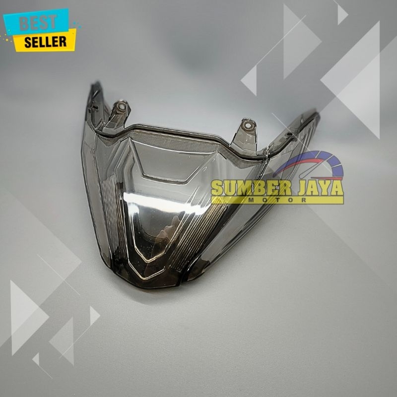 mika lampu stop belakang beat deluxe iss smoke hitam beat 2020-2023