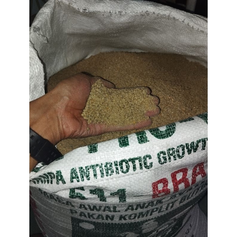 Voer Br 511 Bravo Hiprovite 1 Kg Pakan Anak ayam / Pakan Bebek / Pakan Puyuh