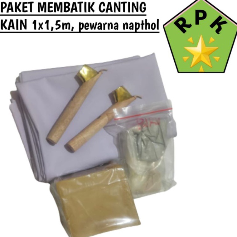 

Big Surprise paket Alat membatik paket kain 15m naptol canting lilin