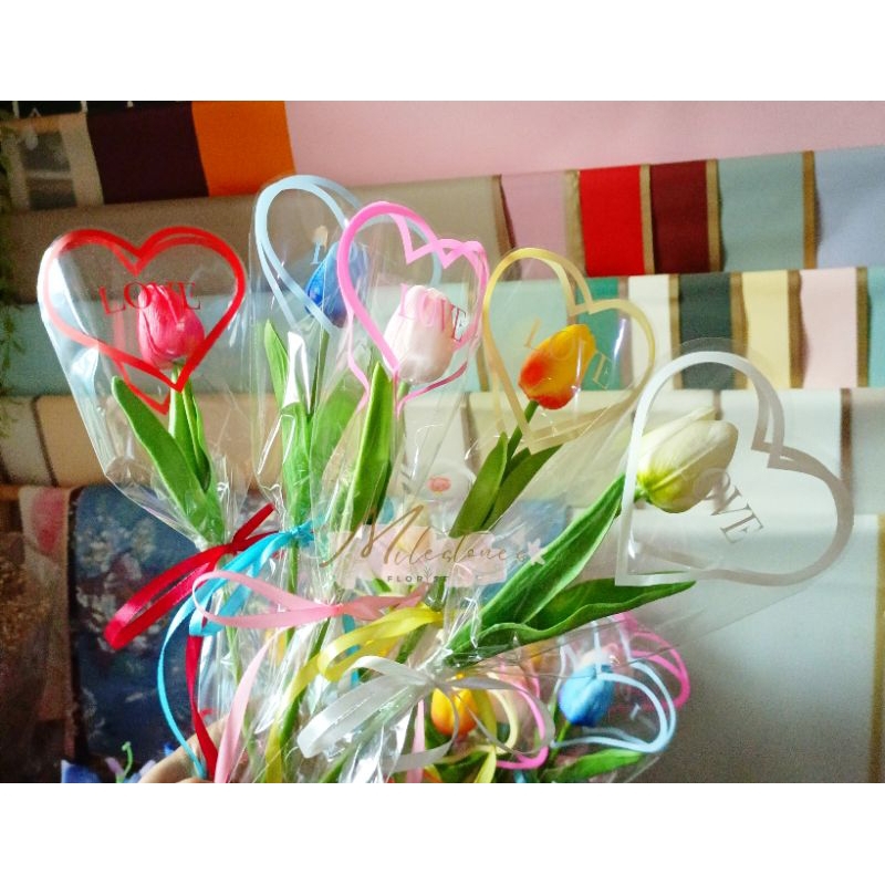 Bouquet Bunga Tulip / Artificial Flower Bouquet / Buket Bunga