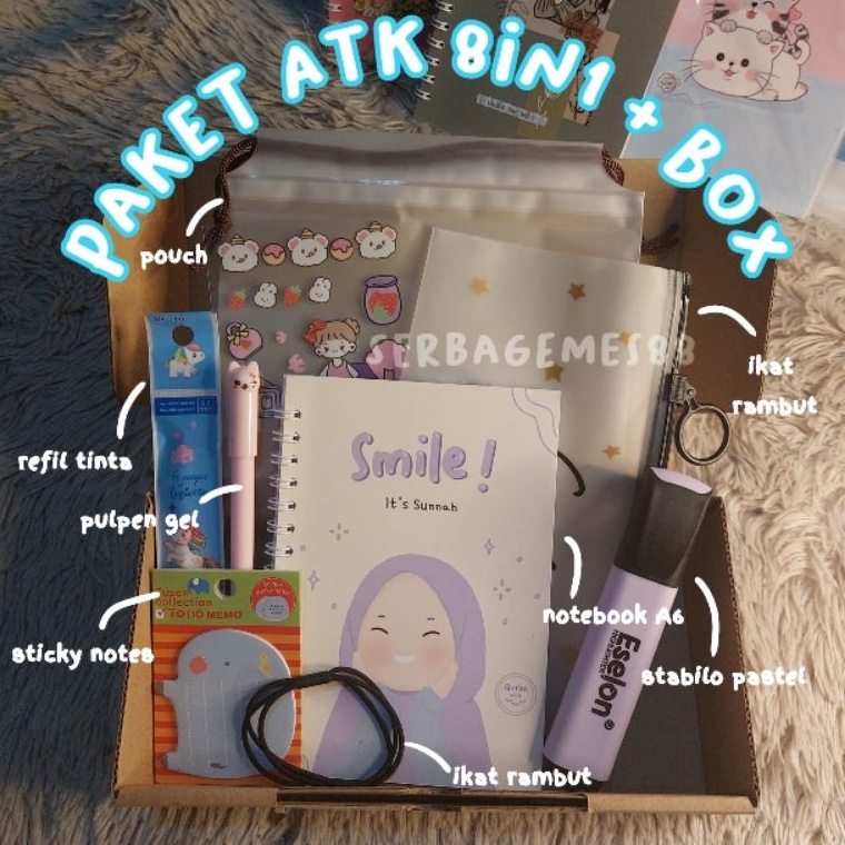 

Diskon Terviral serbagemes88 PART 3 PAKET ALAT TULIS 8IN1 STATIONERY SET FANCY ALAT TULIS SET