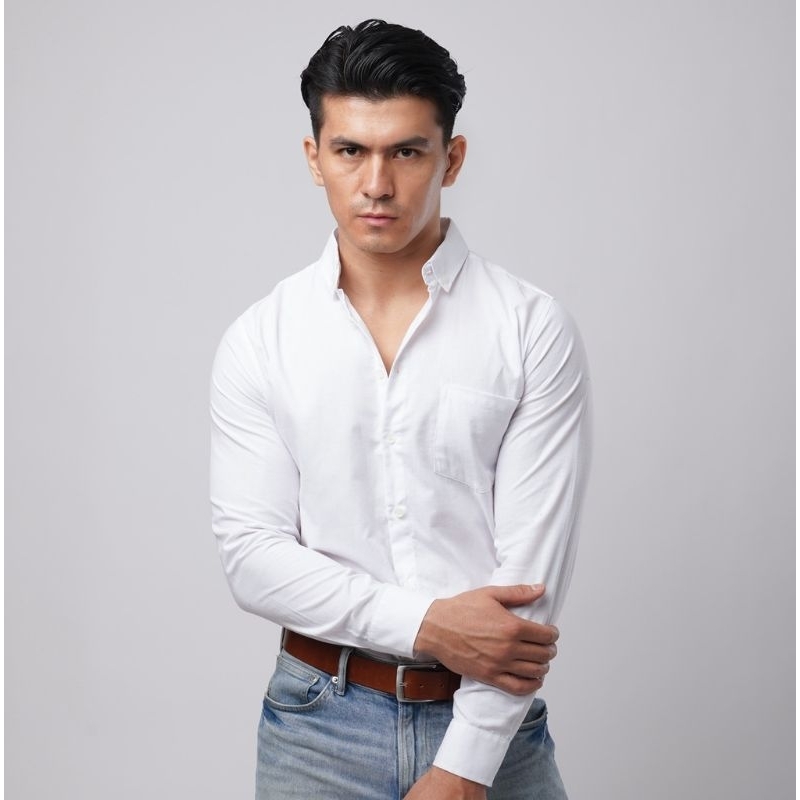 Kemeja Pria Premium Seri Putih