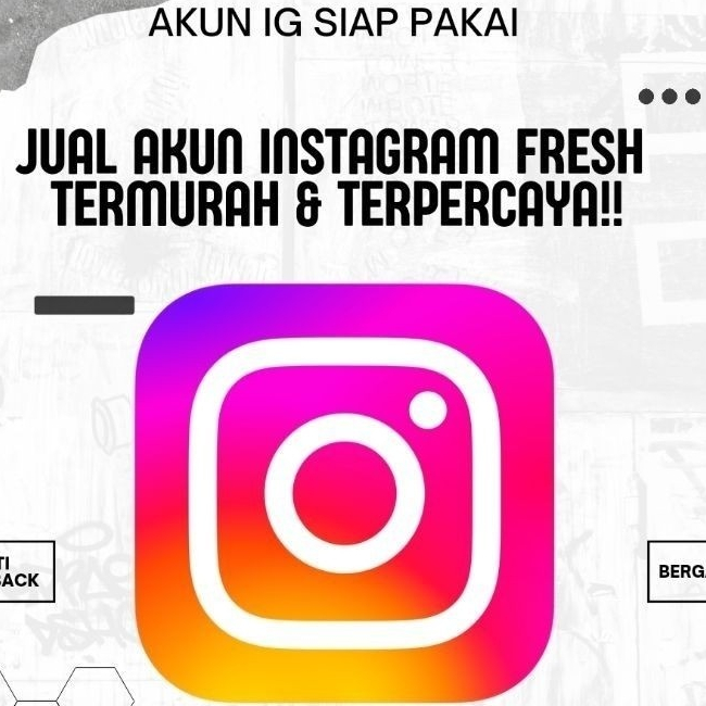 AKUN IG FRESH FULL GARANSI IG MURAH IG POLOS IG BARU AKUN INSTAGRAM FRESH AKUN INSTAGRAM BARU AKUN I