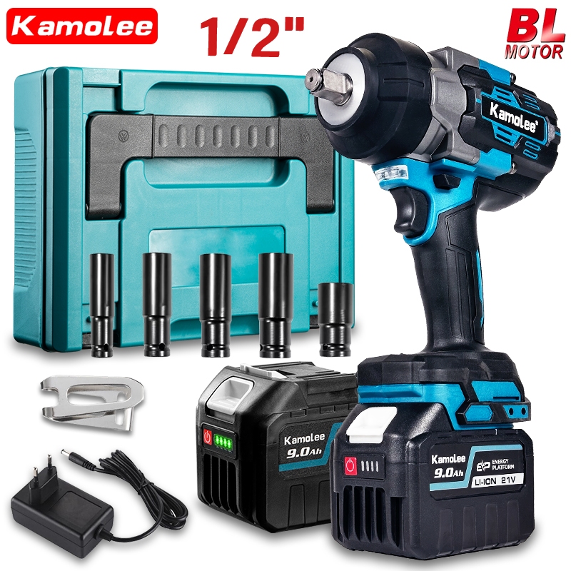 Kamolee 3100N.M 1/2" Brushless Electric Impact Wrench for Auto Repair