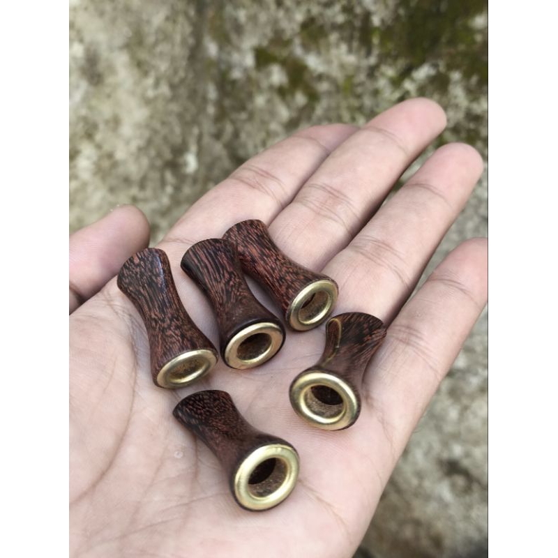 sedotan pipa rokok kayu galih asem,3cm lubang multi