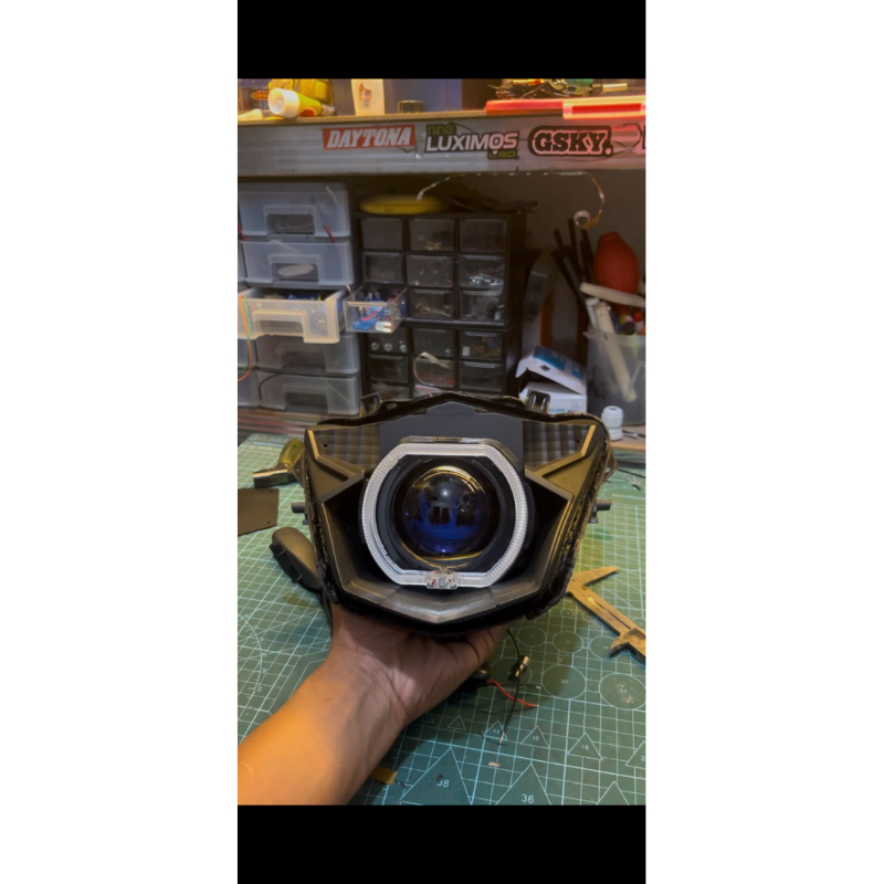 reflektor beat esp retrofit headlamp custom